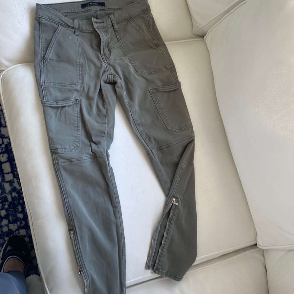 Women’s J Brand Utility Pants Size 26 with Ankle Zippers